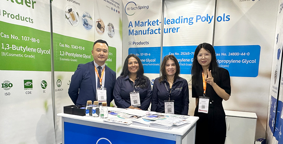 Hi-Tech Spring appeared at the In-cosmetics Latin America 2023.
