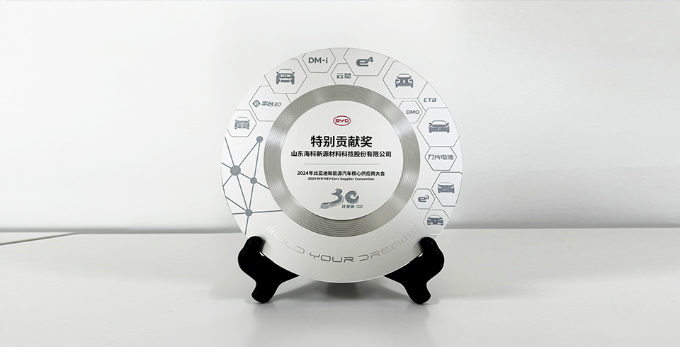 九游网页版登录入口-九游(中国)连续四年再度荣获比亚迪2024年“特别贡献奖”